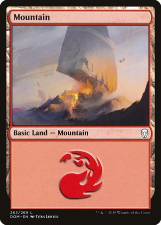 Mountain (263) [Dominaria] | Jomio and Rueliete's Cards and Comics