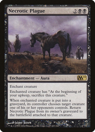 Necrotic Plague [Magic 2011] | Jomio and Rueliete's Cards and Comics