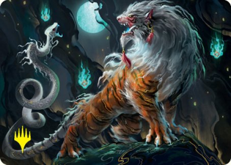 Gloomshrieker Art Card (Gold-Stamped Signature) [Kamigawa: Neon Dynasty Art Series] | Jomio and Rueliete's Cards and Comics