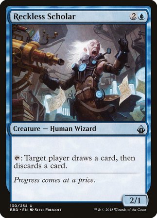 Reckless Scholar [Battlebond] | Jomio and Rueliete's Cards and Comics