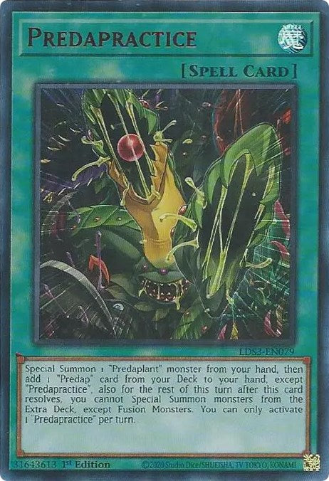 Predapractice (Red) [LDS3-EN079] Ultra Rare | Jomio and Rueliete's Cards and Comics