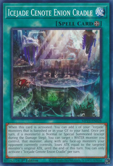 Icejade Cenote Enion Cradle [MP23-EN028] Common | Jomio and Rueliete's Cards and Comics