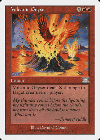 Volcanic Geyser [Classic Sixth Edition] | Jomio and Rueliete's Cards and Comics