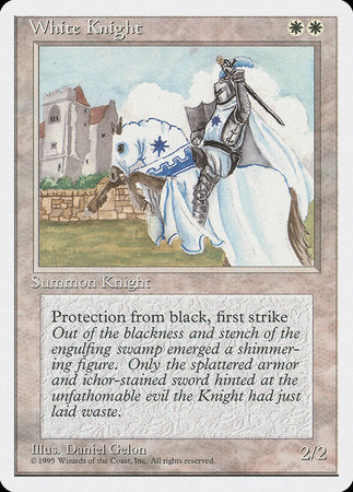 White Knight [Fourth Edition] | Jomio and Rueliete's Cards and Comics