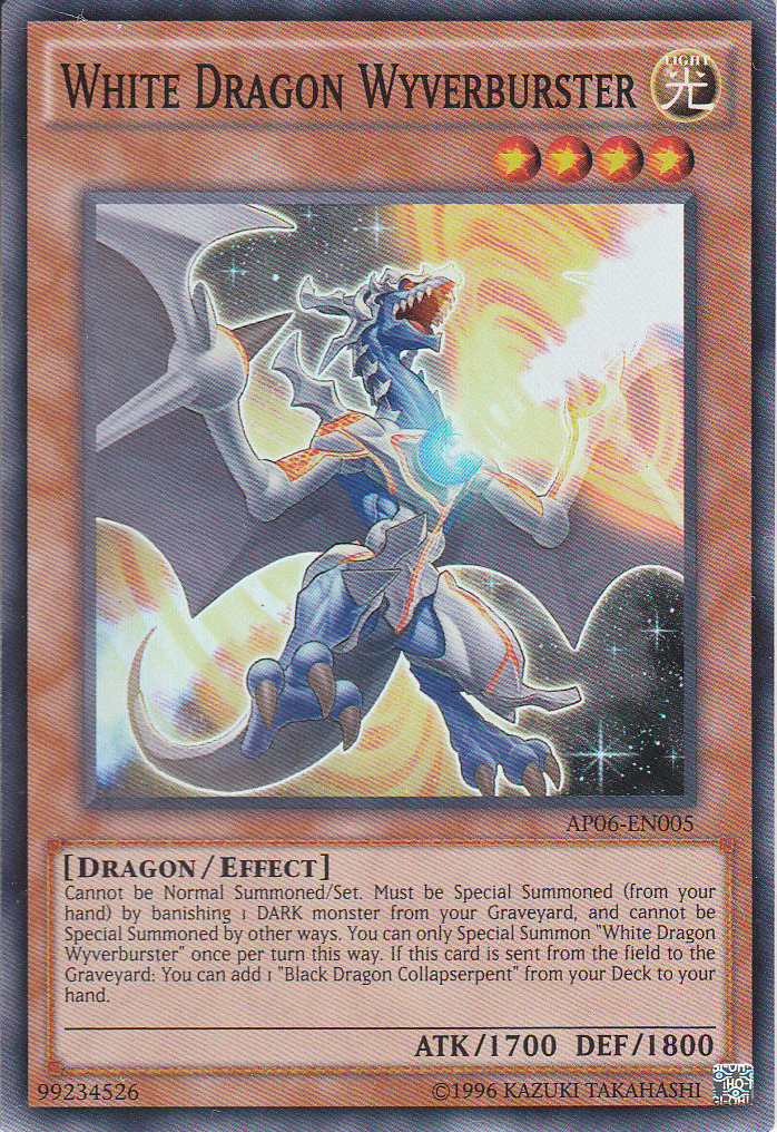 White Dragon Wyverburster [AP06-EN005] Super Rare | Jomio and Rueliete's Cards and Comics