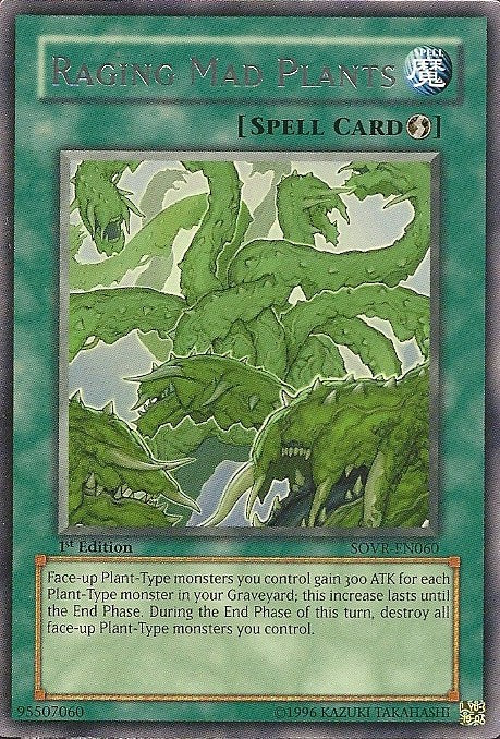 Raging Mad Plants [SOVR-EN060] Rare | Jomio and Rueliete's Cards and Comics