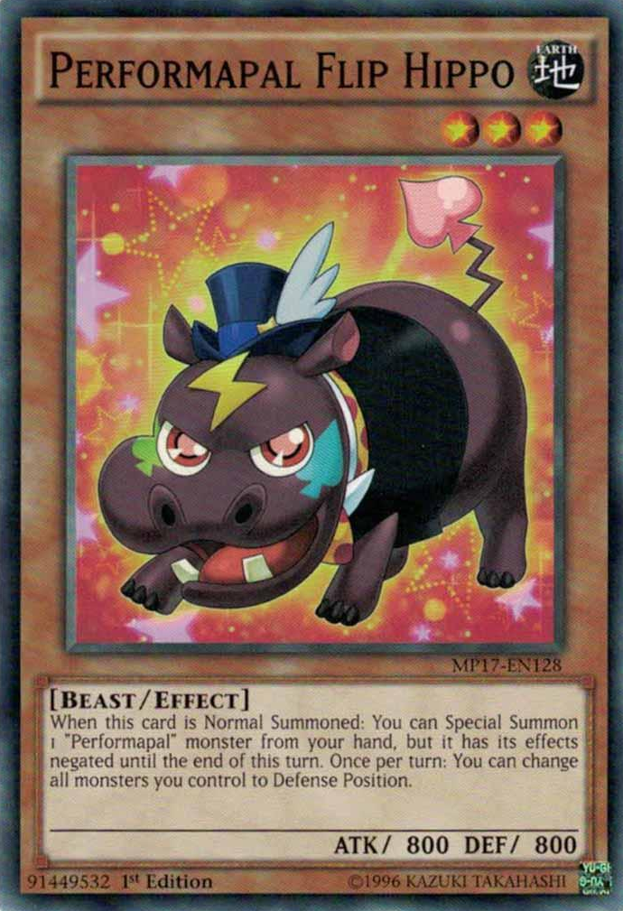 Performapal Flip Hippo [MP17-EN128] Common | Jomio and Rueliete's Cards and Comics