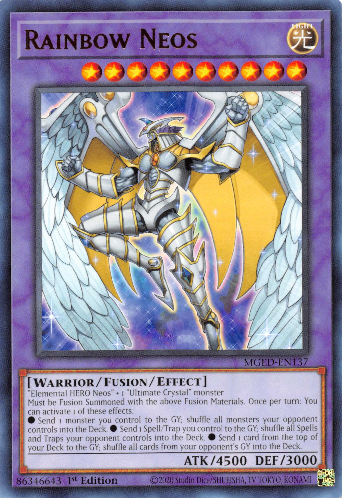 Rainbow Neos [MGED-EN137] Rare | Jomio and Rueliete's Cards and Comics