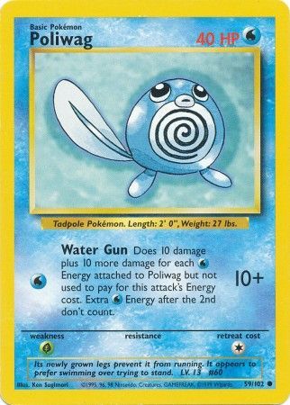 Poliwag (59/102) [Base Set Unlimited] | Jomio and Rueliete's Cards and Comics