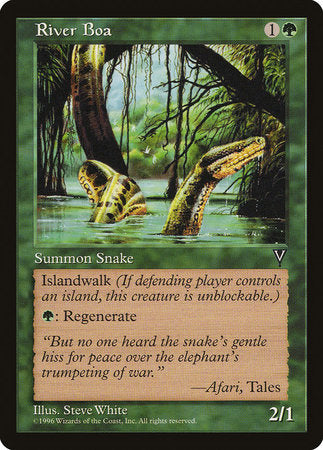 River Boa [Visions] | Jomio and Rueliete's Cards and Comics