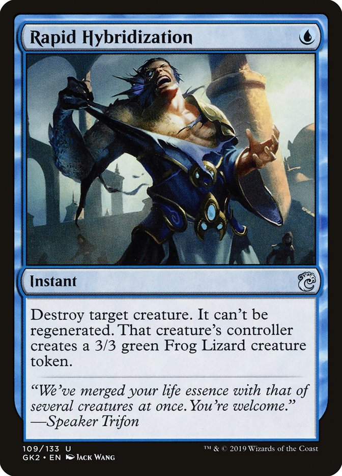 Rapid Hybridization [Ravnica Allegiance Guild Kit] | Jomio and Rueliete's Cards and Comics