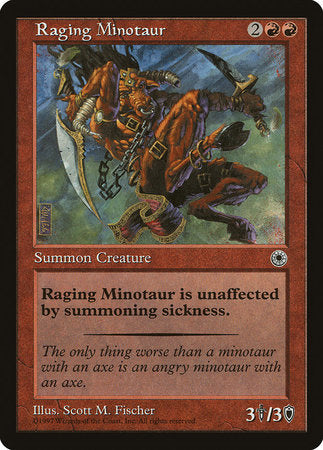 Raging Minotaur [Portal] | Jomio and Rueliete's Cards and Comics