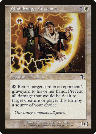 Shieldmage Advocate [Judgment] | Jomio and Rueliete's Cards and Comics