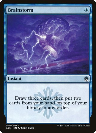 Brainstorm [Masters 25] | Jomio and Rueliete's Cards and Comics