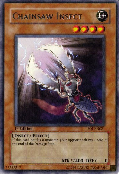 Chainsaw Insect [SOI-EN021] Rare | Jomio and Rueliete's Cards and Comics