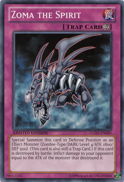 Zoma the Spirit [GLD5-EN049] Common | Jomio and Rueliete's Cards and Comics