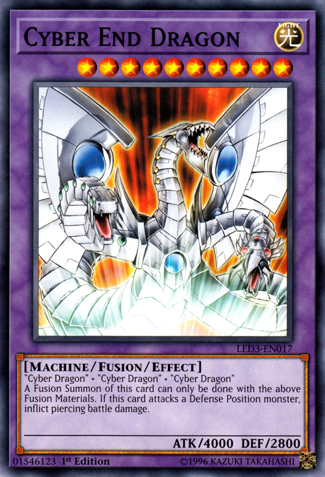 Cyber End Dragon [LED3-EN017] Common | Jomio and Rueliete's Cards and Comics
