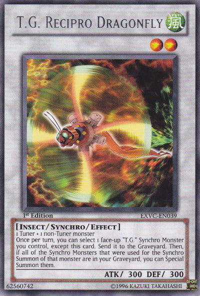 T.G. Recipro Dragonfly [EXVC-EN039] Rare | Jomio and Rueliete's Cards and Comics