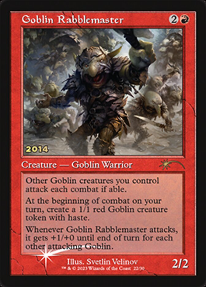 Goblin Rabblemaster [30th Anniversary Promos] | Jomio and Rueliete's Cards and Comics