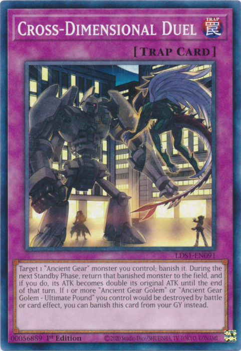 Cross-Dimensional Duel [LDS1-EN091] Common | Jomio and Rueliete's Cards and Comics