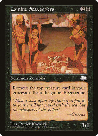 Zombie Scavengers [Weatherlight] | Jomio and Rueliete's Cards and Comics