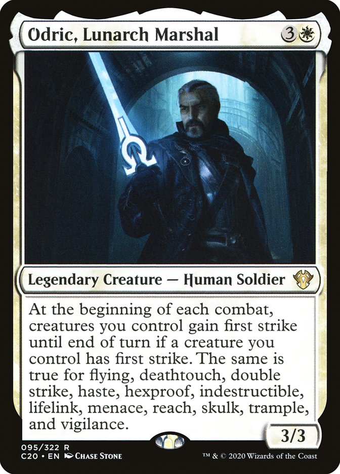 Odric, Lunarch Marshal [Commander 2020] | Jomio and Rueliete's Cards and Comics