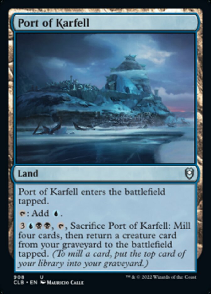 Port of Karfell [Commander Legends: Battle for Baldur's Gate] | Jomio and Rueliete's Cards and Comics