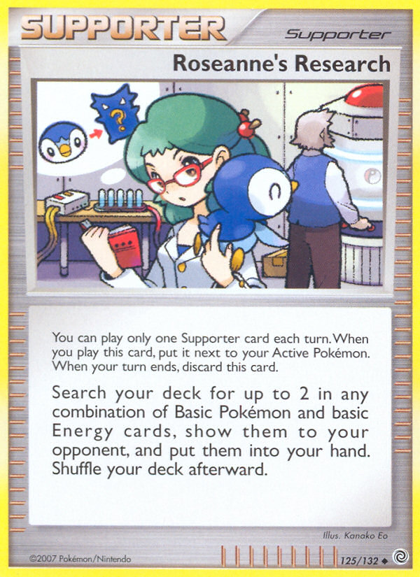 Roseanne's Research (125/132) [Diamond & Pearl: Secret Wonders] | Jomio and Rueliete's Cards and Comics
