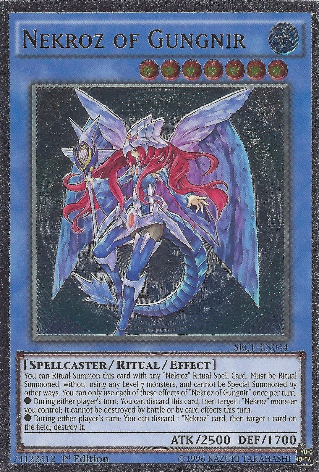 Nekroz of Gungnir (UTR) [SECE-EN044] Ultimate Rare | Jomio and Rueliete's Cards and Comics