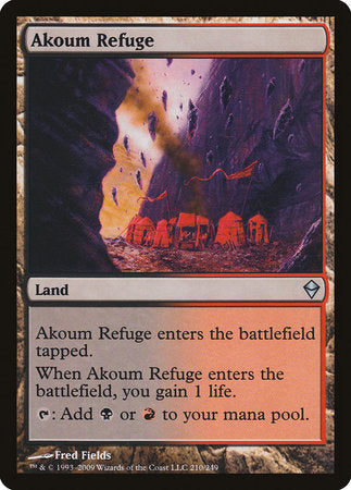 Akoum Refuge [Zendikar] | Jomio and Rueliete's Cards and Comics
