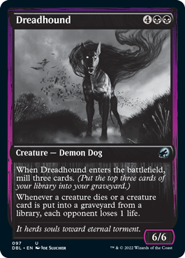 Dreadhound [Innistrad: Double Feature] | Jomio and Rueliete's Cards and Comics