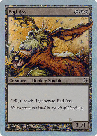 Bad Ass (Alternate Foil) [Unhinged] | Jomio and Rueliete's Cards and Comics