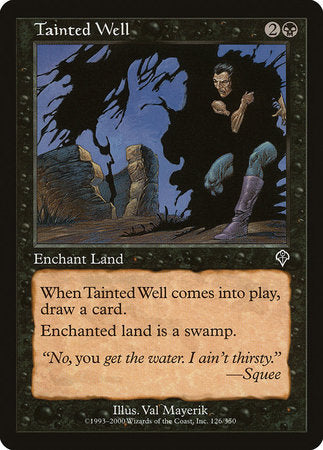 Tainted Well [Invasion] | Jomio and Rueliete's Cards and Comics