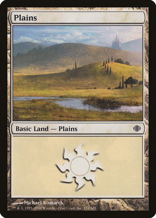 Plains (231) [Shards of Alara] | Jomio and Rueliete's Cards and Comics