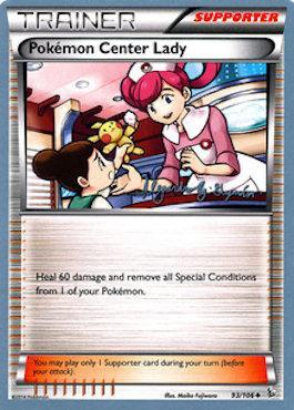 Pokemon Center Lady (93/106) (Primal Groudon - Alejandro Ng-Guzman) [World Championships 2015] | Jomio and Rueliete's Cards and Comics