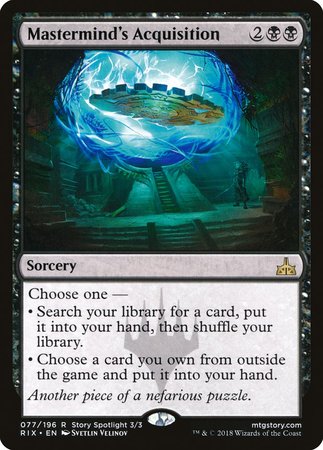 Mastermind's Acquisition [Rivals of Ixalan] | Jomio and Rueliete's Cards and Comics