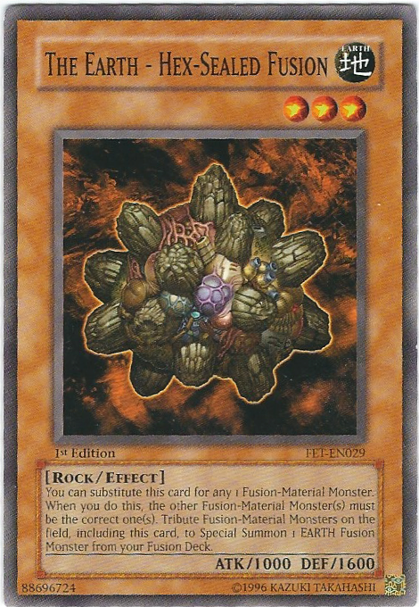 The Earth - Hex-Sealed Fusion [FET-EN029] Common | Jomio and Rueliete's Cards and Comics