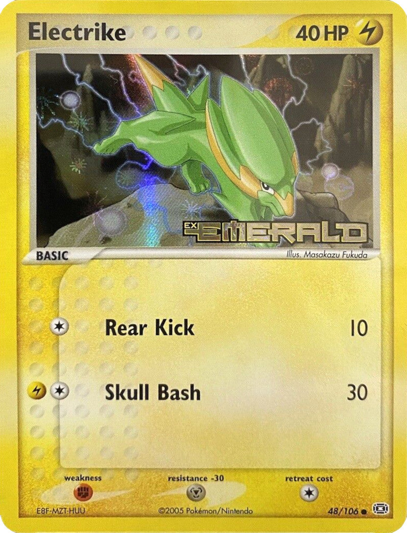 Electrike (48/106) (Stamped) [EX: Emerald] | Jomio and Rueliete's Cards and Comics