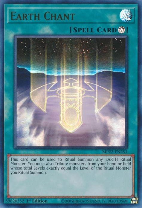 Earth Chant [MP22-EN251] Ultra Rare | Jomio and Rueliete's Cards and Comics