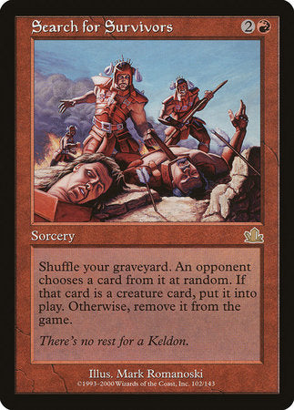 Search for Survivors [Prophecy] | Jomio and Rueliete's Cards and Comics