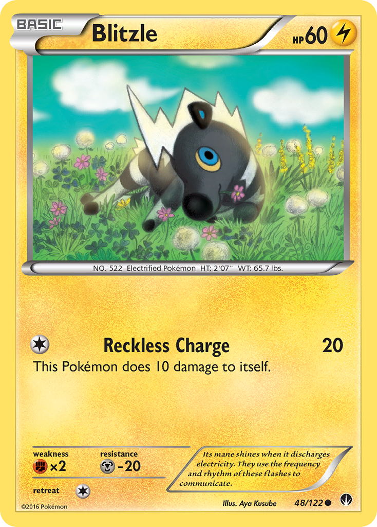 Blitzle (48/122) [XY: BREAKpoint] | Jomio and Rueliete's Cards and Comics