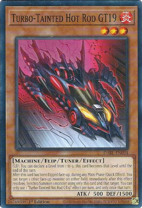 Turbo-Tainted Hot Rod GT19 [DABL-EN034] Common | Jomio and Rueliete's Cards and Comics