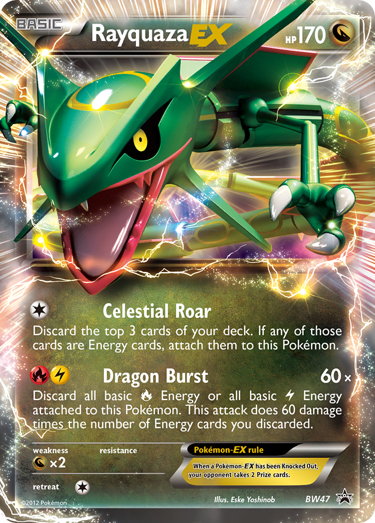 Rayquaza EX (BW47) [Black & White: Black Star Promos] | Jomio and Rueliete's Cards and Comics