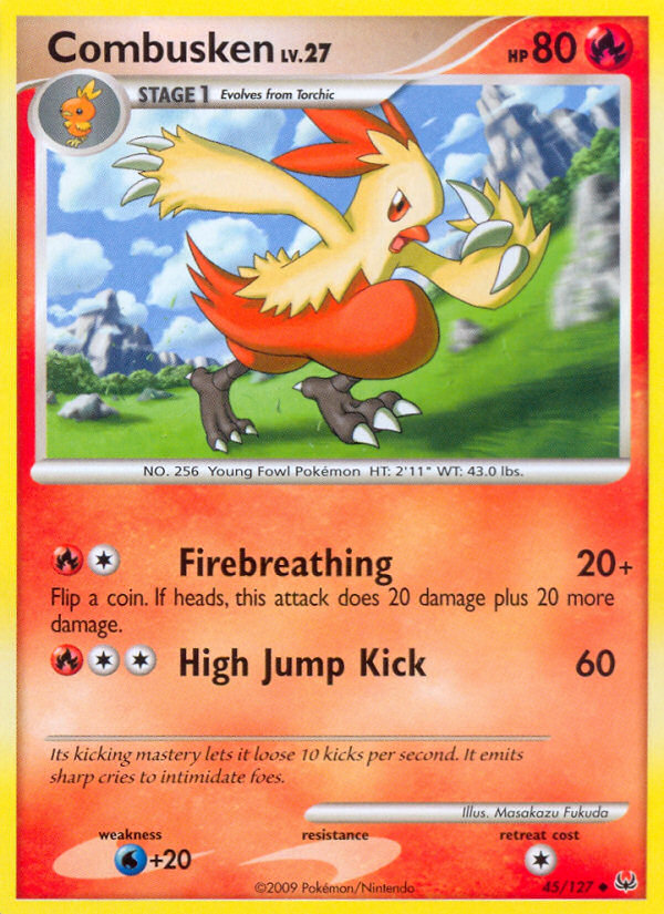 Combusken (45/127) [Platinum: Base Set] | Jomio and Rueliete's Cards and Comics