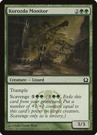 Korozda Monitor [Return to Ravnica] | Jomio and Rueliete's Cards and Comics