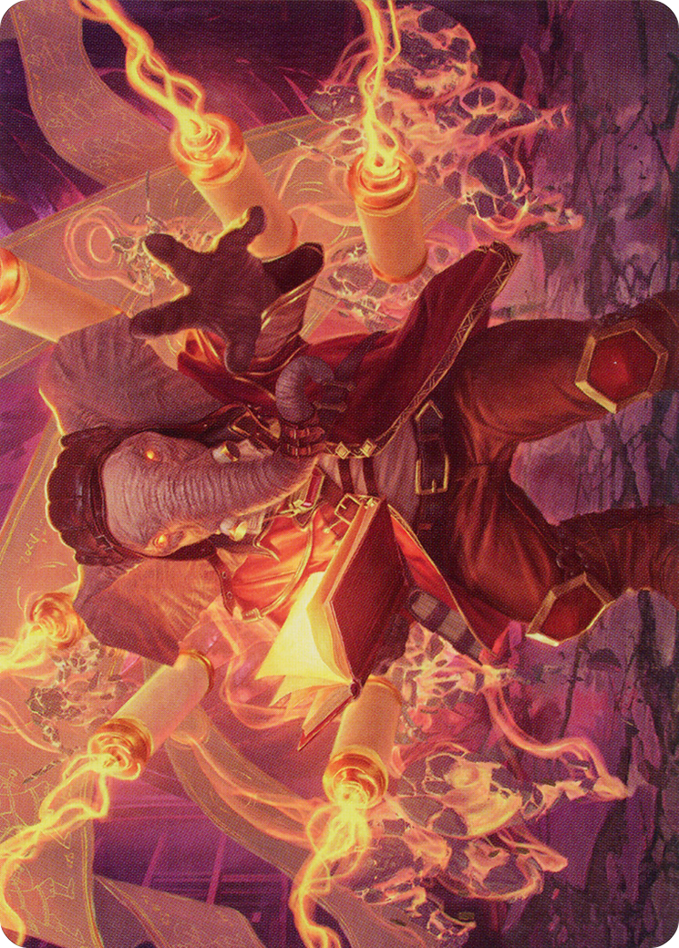 Quintorius, Loremaster Art Card (52) [March of the Machine Art Series] | Jomio and Rueliete's Cards and Comics