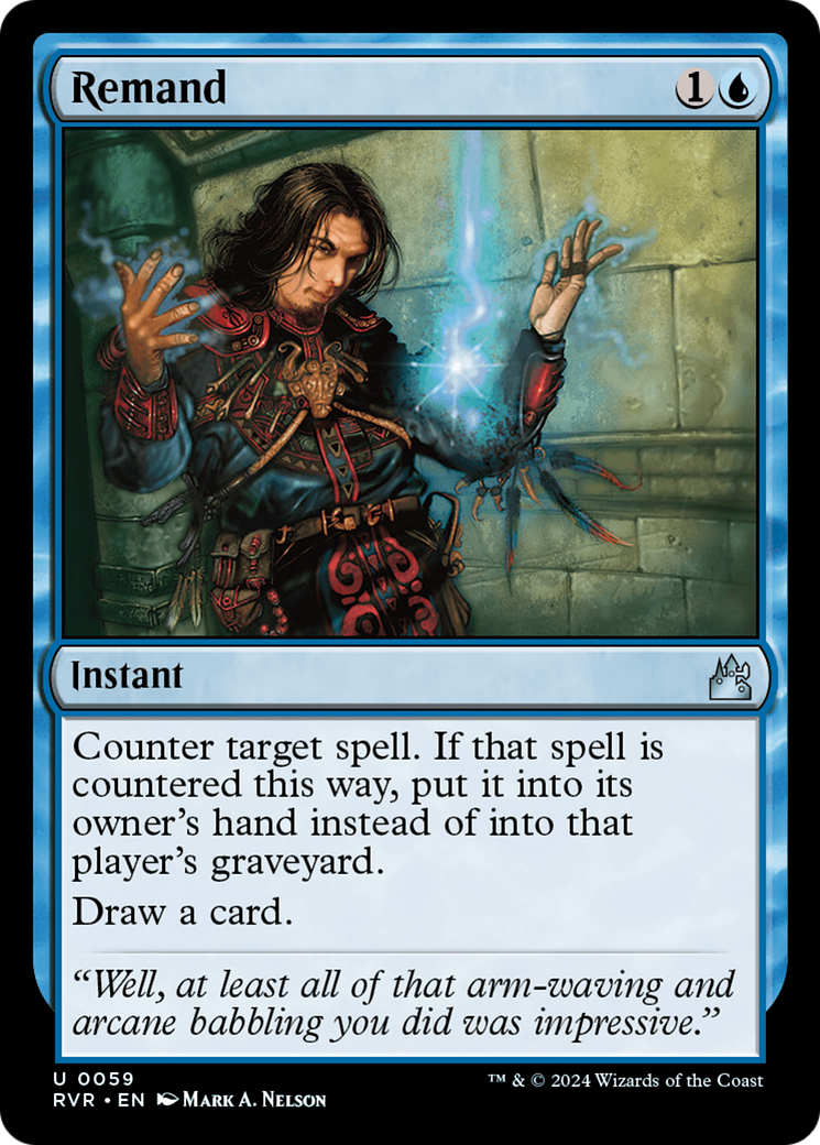 Remand [Ravnica Remastered] | Jomio and Rueliete's Cards and Comics