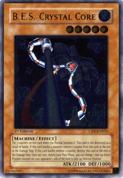 B.E.S. Crystal Core (UTR) [CRV-EN021] Ultimate Rare | Jomio and Rueliete's Cards and Comics