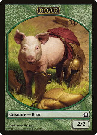 Boar Token [Theros Tokens] | Jomio and Rueliete's Cards and Comics