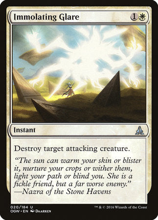 Immolating Glare [Oath of the Gatewatch] | Jomio and Rueliete's Cards and Comics